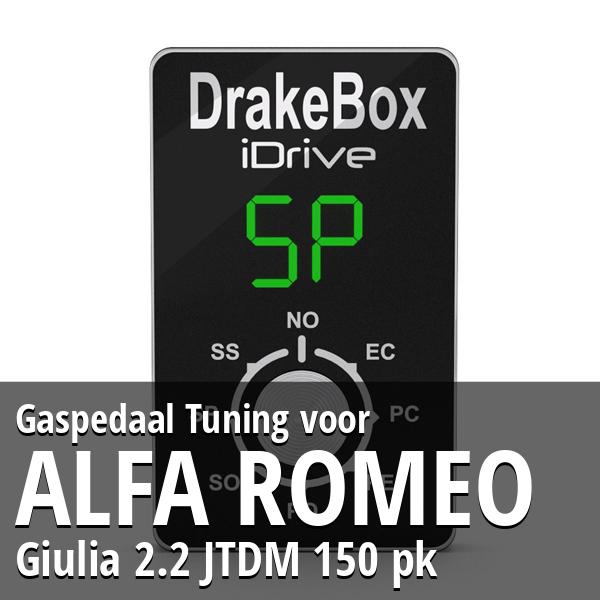 Gaspedaal Tuning Alfa Romeo Giulia 2.2 JTDM 150 pk