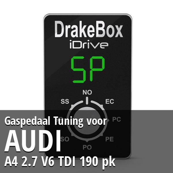 Gaspedaal Tuning Audi A4 2.7 V6 TDI 190 pk