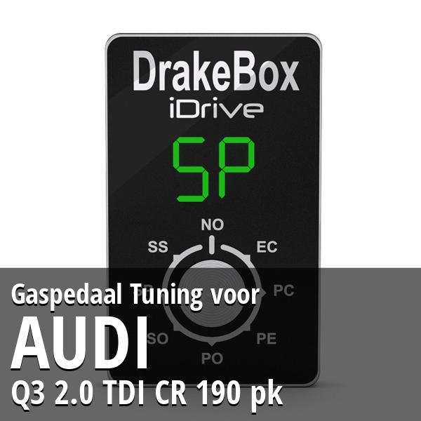 Gaspedaal Tuning Audi Q3 2.0 TDI CR 190 pk