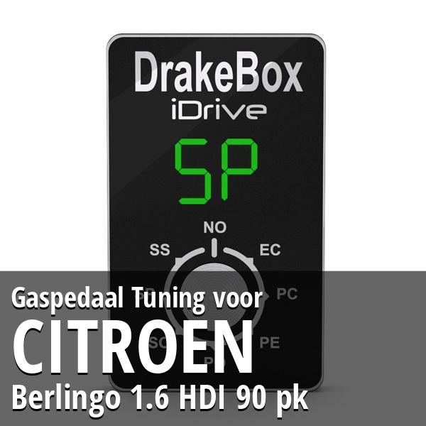 Gaspedaal Tuning Citroen Berlingo 1.6 HDI 90 pk