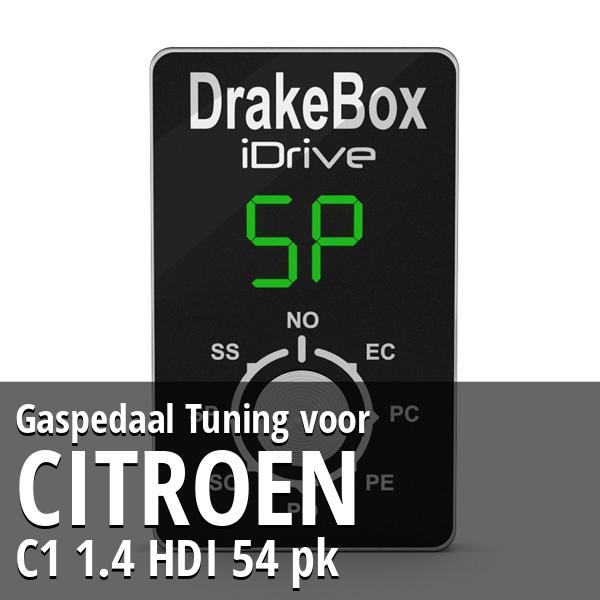 Gaspedaal Tuning Citroen C1 1.4 HDI 54 pk