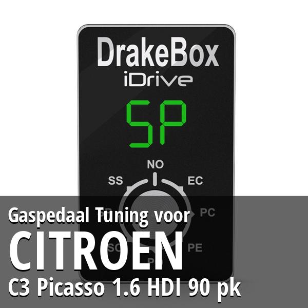 Gaspedaal Tuning Citroen C3 Picasso 1.6 HDI 90 pk