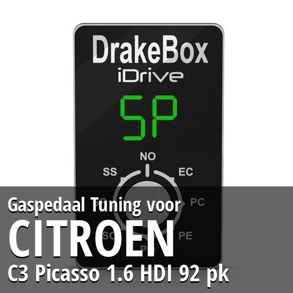 Gaspedaal Tuning Citroen C3 Picasso 1.6 HDI 92 pk