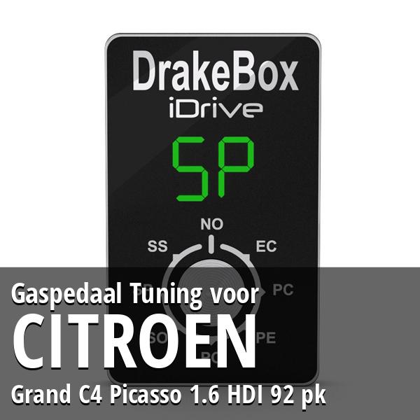 Gaspedaal Tuning Citroen Grand C4 Picasso 1.6 HDI 92 pk