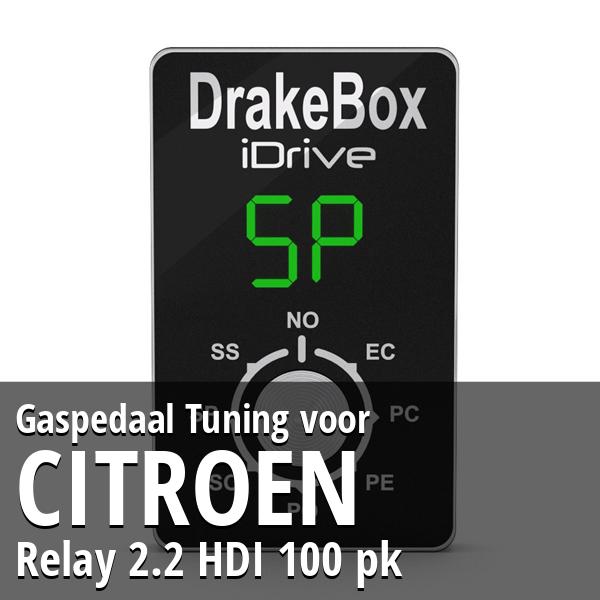 Gaspedaal Tuning Citroen Relay 2.2 HDI 100 pk