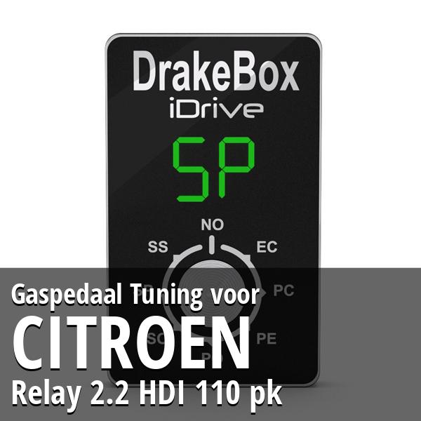 Gaspedaal Tuning Citroen Relay 2.2 HDI 110 pk