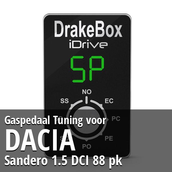 Gaspedaal Tuning Dacia Sandero 1.5 DCI 88 pk