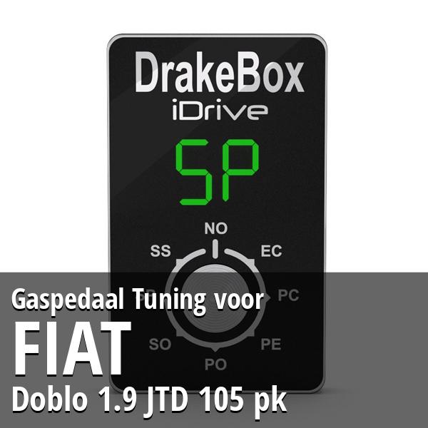 Gaspedaal Tuning Fiat Doblo 1.9 JTD 105 pk