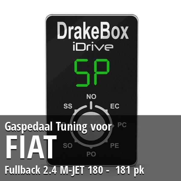 Gaspedaal Tuning Fiat Fullback 2.4 M-JET 180 - 181 pk