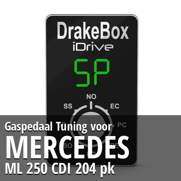 Gaspedaal Tuning Mercedes ML 250 CDI 204 pk