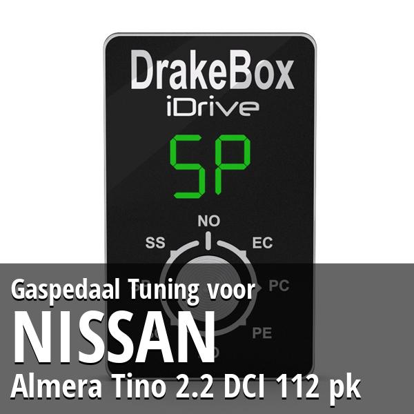 Gaspedaal Tuning Nissan Almera Tino 2.2 DCI 112 pk