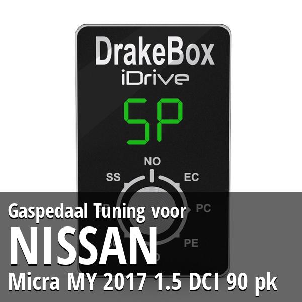 Gaspedaal Tuning Nissan Micra MY 2017 1.5 DCI 90 pk