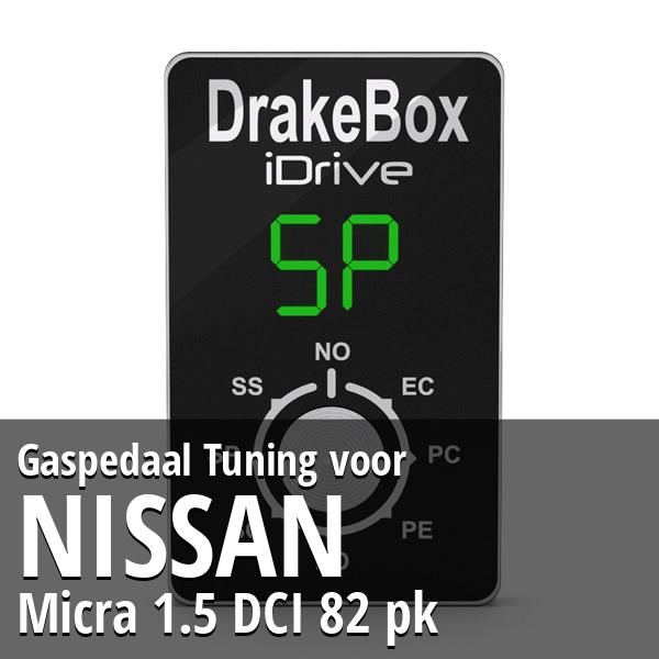 Gaspedaal Tuning Nissan Micra 1.5 DCI 82 pk