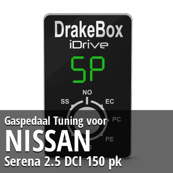 Gaspedaal Tuning Nissan Serena 2.5 DCI 150 pk