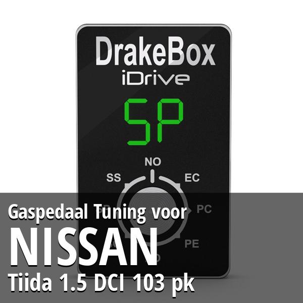 Gaspedaal Tuning Nissan Tiida 1.5 DCI 103 pk