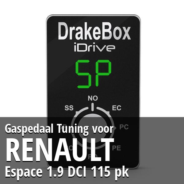 Gaspedaal Tuning Renault Espace 1.9 DCI 115 pk