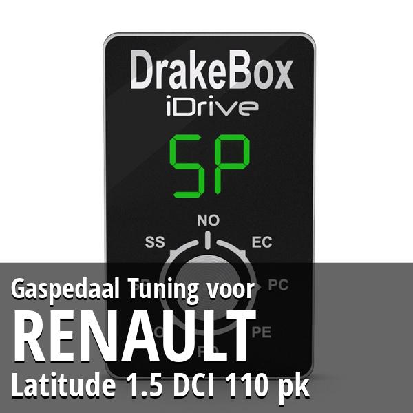 Gaspedaal Tuning Renault Latitude 1.5 DCI 110 pk
