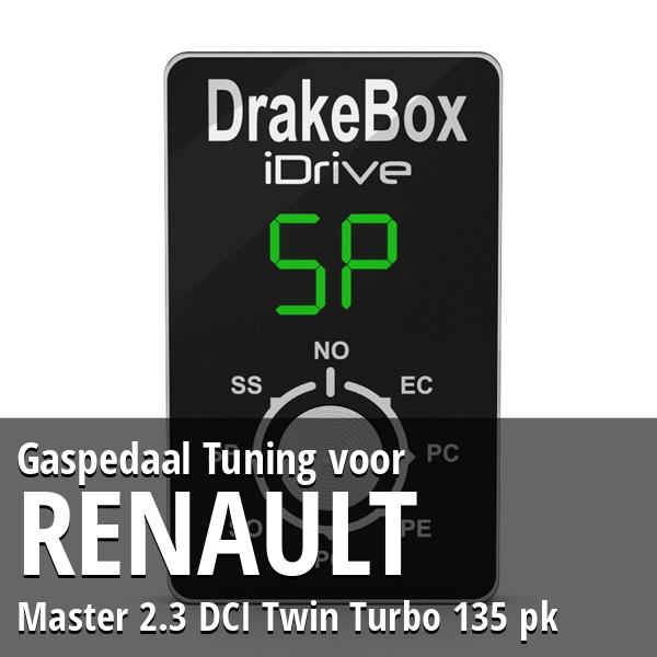 Gaspedaal Tuning Renault Master 2.3 DCI Twin Turbo 135 pk