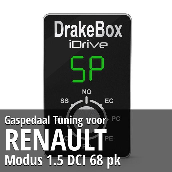 Gaspedaal Tuning Renault Modus 1.5 DCI 68 pk