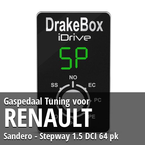Gaspedaal Tuning Renault Sandero - Stepway 1.5 DCI 64 pk