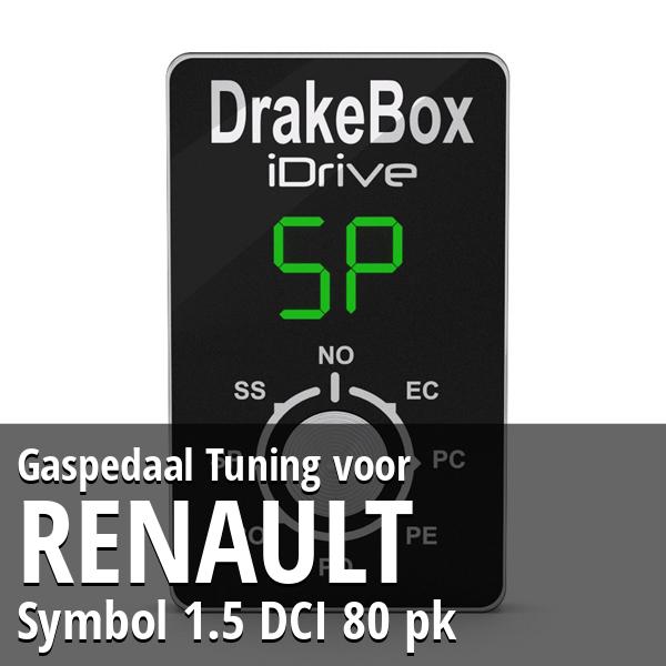 Gaspedaal Tuning Renault Symbol 1.5 DCI 80 pk