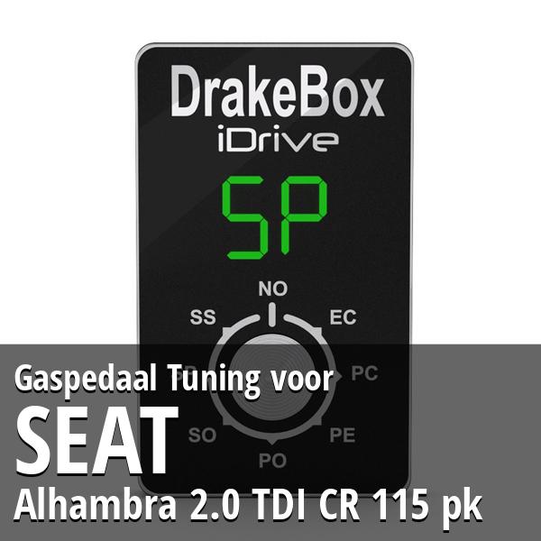 Gaspedaal Tuning Seat Alhambra 2.0 TDI CR 115 pk