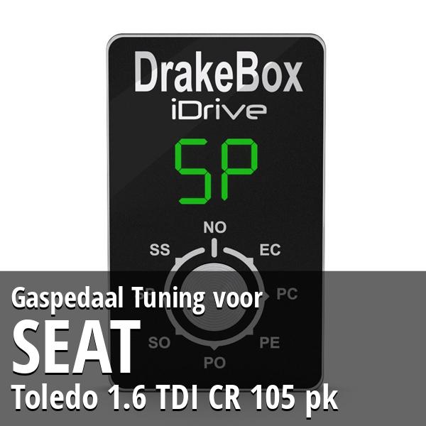 Gaspedaal Tuning Seat Toledo 1.6 TDI CR 105 pk