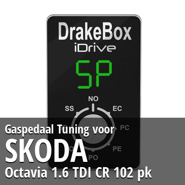 Gaspedaal Tuning Skoda Octavia 1.6 TDI CR 102 pk