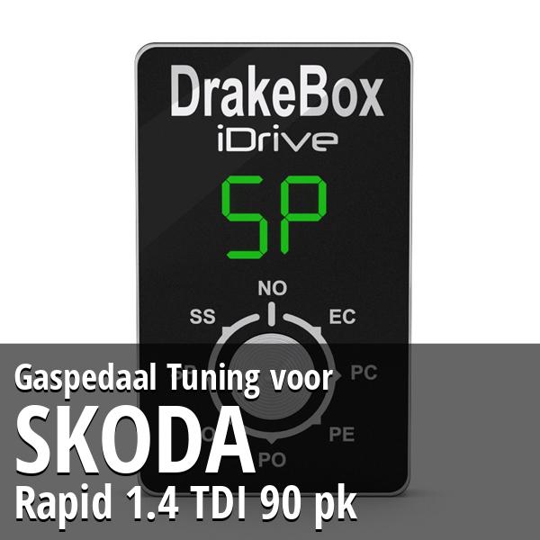 Gaspedaal Tuning Skoda Rapid 1.4 TDI 90 pk