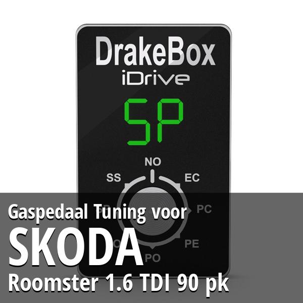 Gaspedaal Tuning Skoda Roomster 1.6 TDI 90 pk