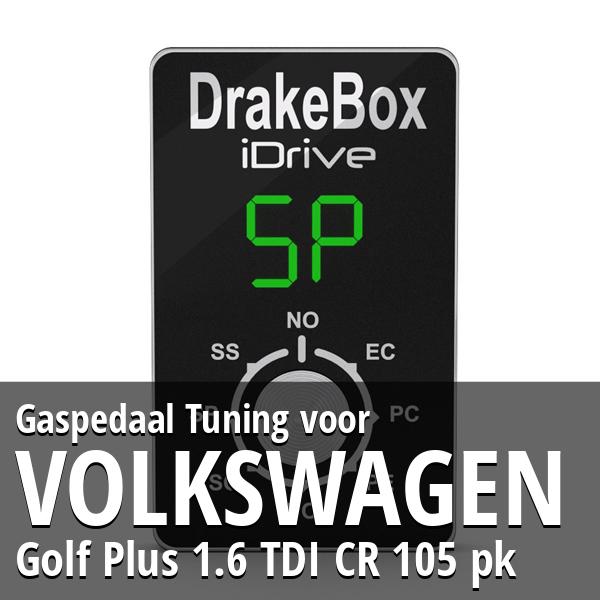 Gaspedaal Tuning Volkswagen Golf Plus 1.6 TDI CR 105 pk