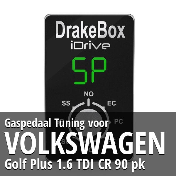 Gaspedaal Tuning Volkswagen Golf Plus 1.6 TDI CR 90 pk