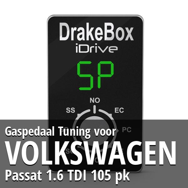 Gaspedaal Tuning Volkswagen Passat 1.6 TDI 105 pk
