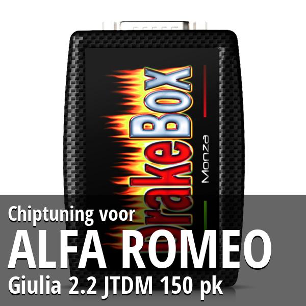 Chiptuning Alfa Romeo Giulia 2.2 JTDM 150 pk