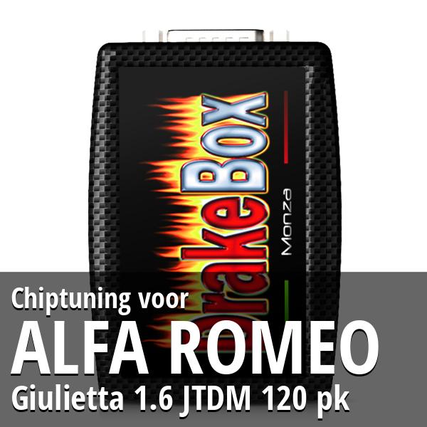 Chiptuning Alfa Romeo Giulietta 1.6 JTDM 120 pk
