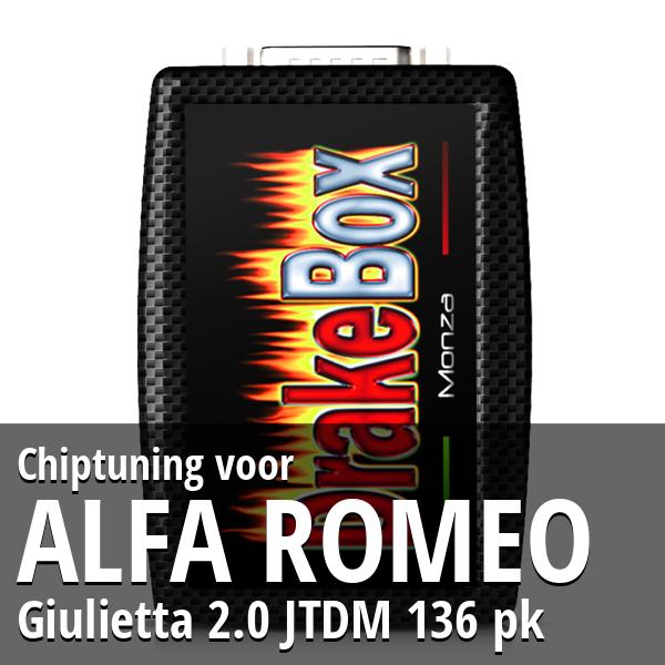 Chiptuning Alfa Romeo Giulietta 2.0 JTDM 136 pk