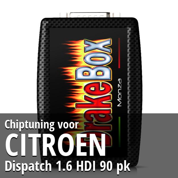 Chiptuning Citroen Dispatch 1.6 HDI 90 pk