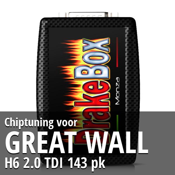Chiptuning Great Wall H6 2.0 TDI 143 pk