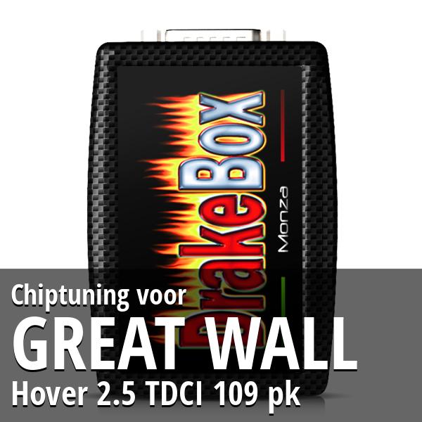 Chiptuning Great Wall Hover 2.5 TDCI 109 pk