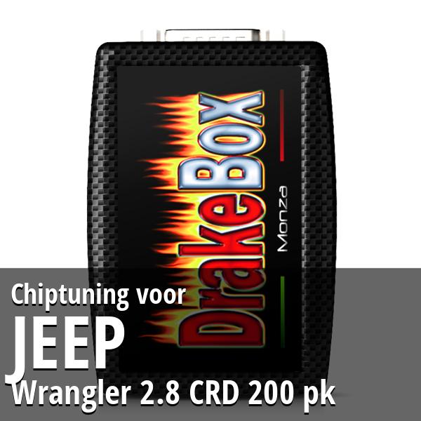 Chiptuning Jeep Wrangler 2.8 CRD 200 pk