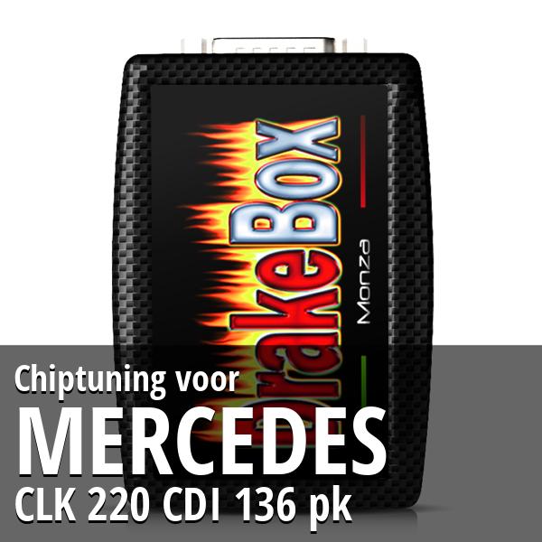 Chiptuning Mercedes CLK 220 CDI 136 pk