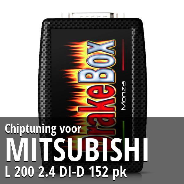 Chiptuning Mitsubishi L 200 2.4 DI-D 152 pk