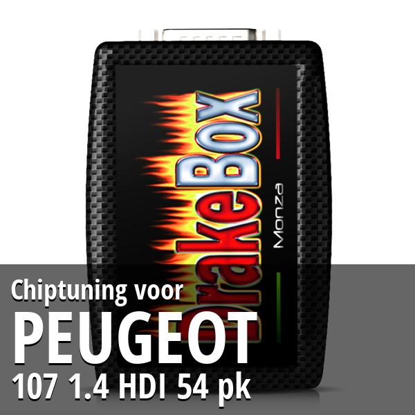 Chiptuning Peugeot 107 1.4 HDI 54 pk