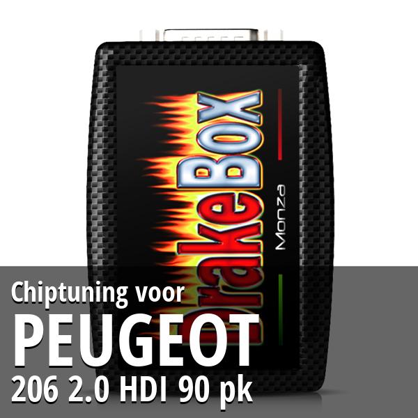 Chiptuning Peugeot 206 2.0 HDI 90 pk