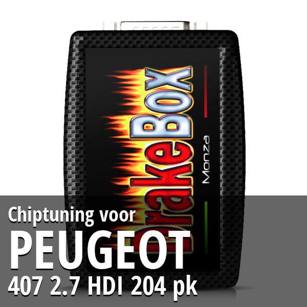 Chiptuning Peugeot 407 2.7 HDI 204 pk