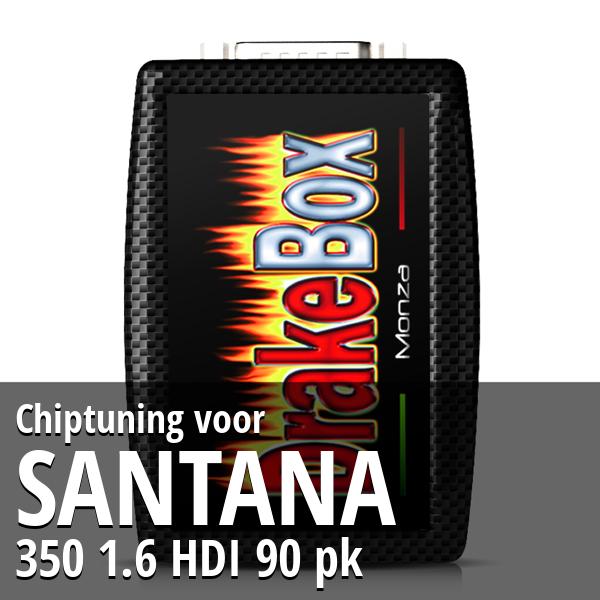 Chiptuning Santana 350 1.6 HDI 90 pk
