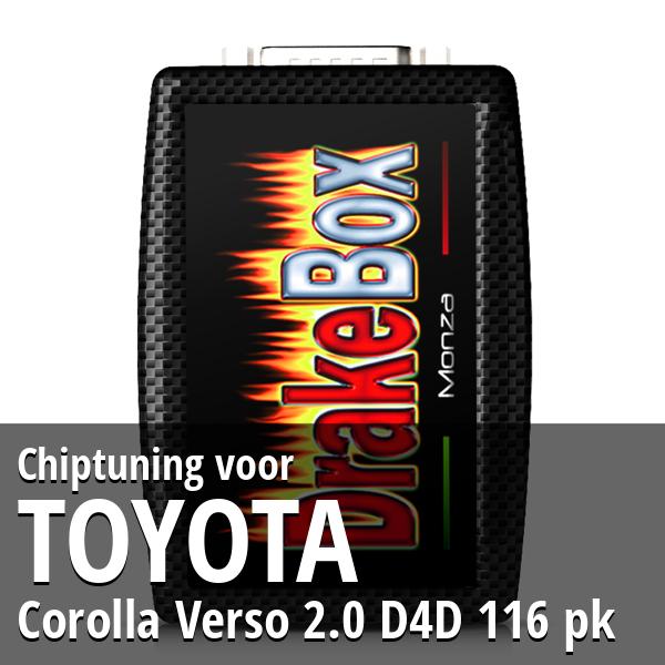 Chiptuning Toyota Corolla Verso 2.0 D4D 116 pk