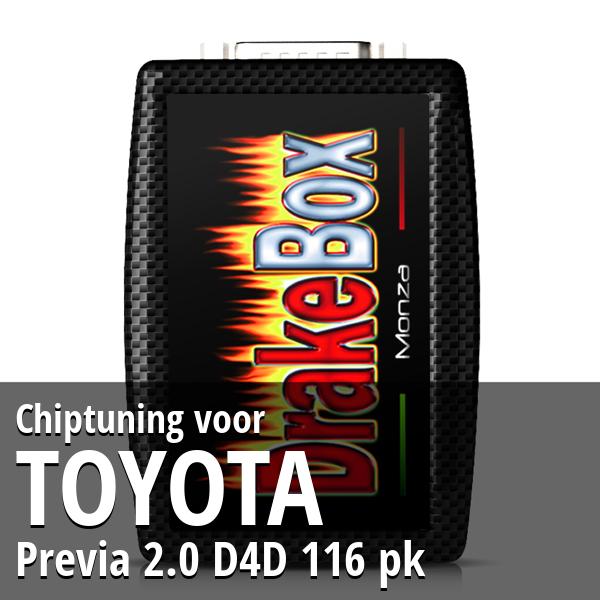 Chiptuning Toyota Previa 2.0 D4D 116 pk