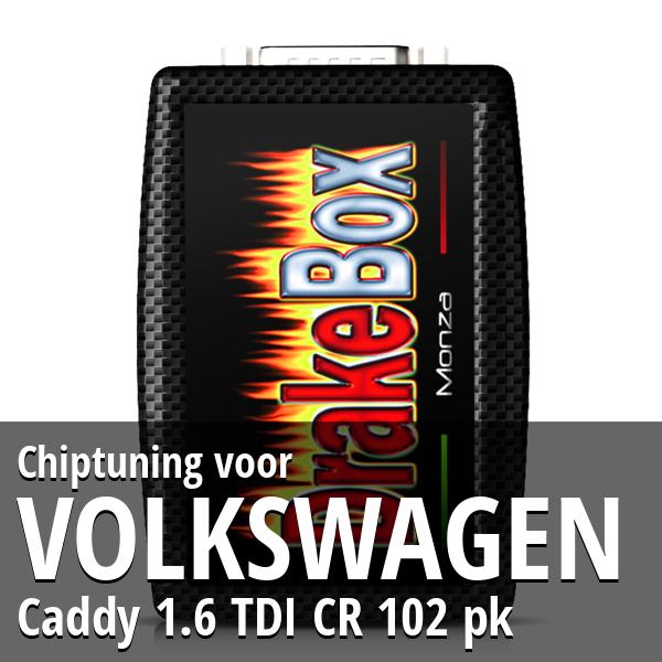 Chiptuning Volkswagen Caddy 1.6 TDI CR 102 pk