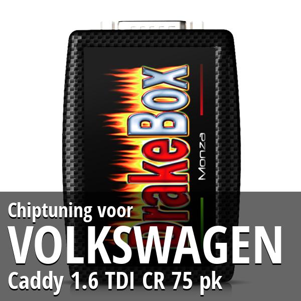 Chiptuning Volkswagen Caddy 1.6 TDI CR 75 pk